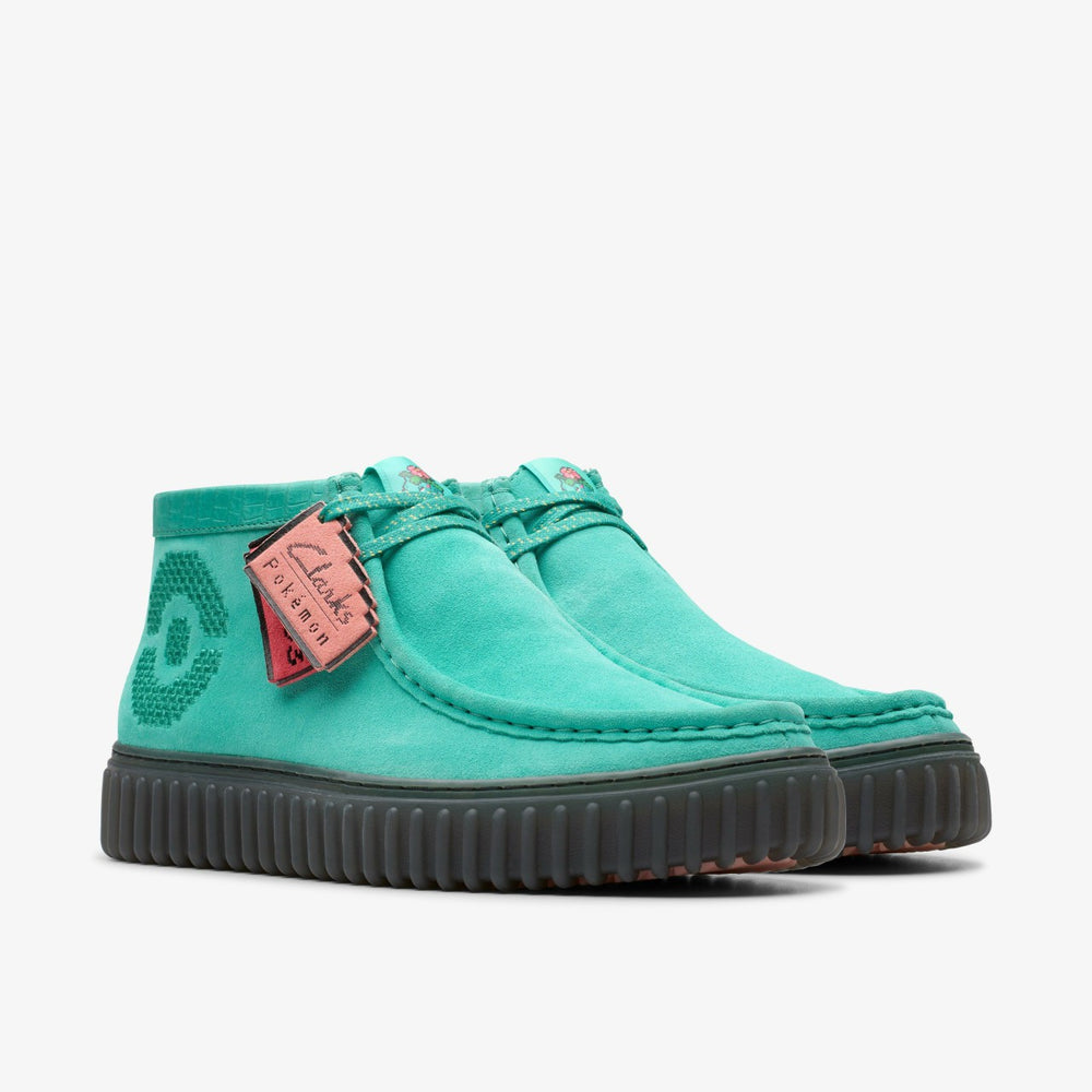 Torhill Explore Turquoise Suede | Clarks