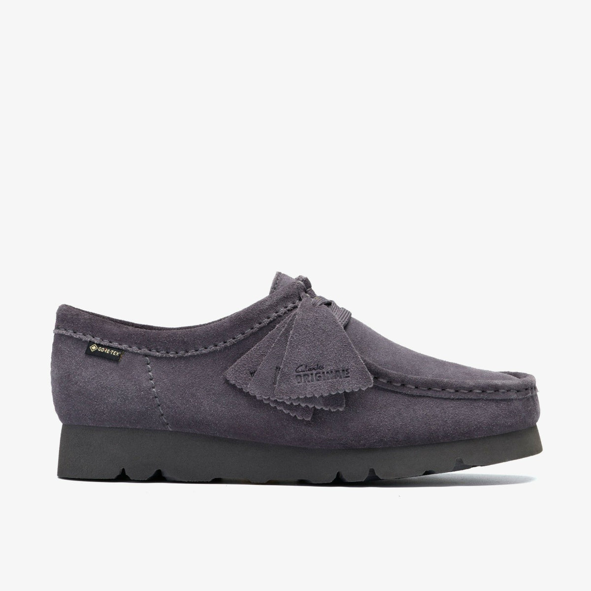 Wallabee GORE-TEX Purple Grey Suede | Clarks