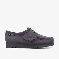 Wallabee GORE-TEX Purple Grey Suede | Clarks