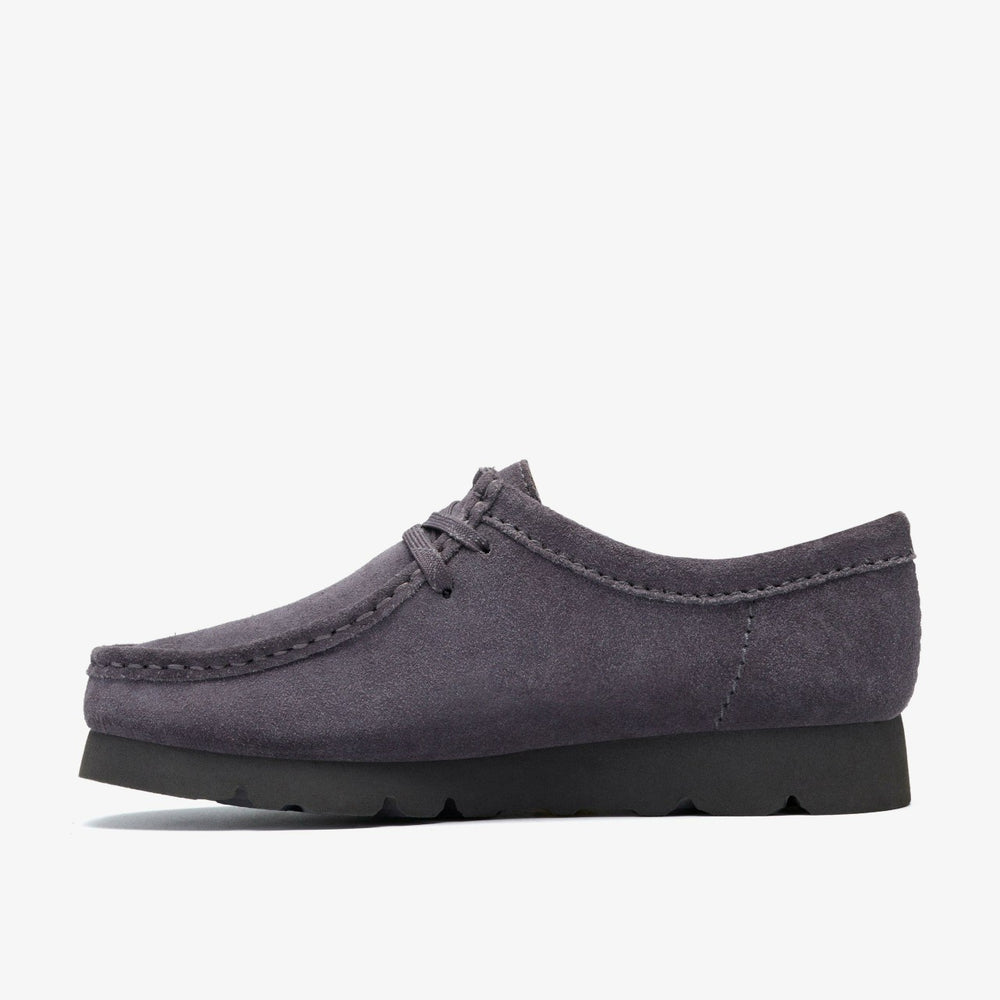 Wallabee GORE-TEX Purple Grey Suede | Clarks