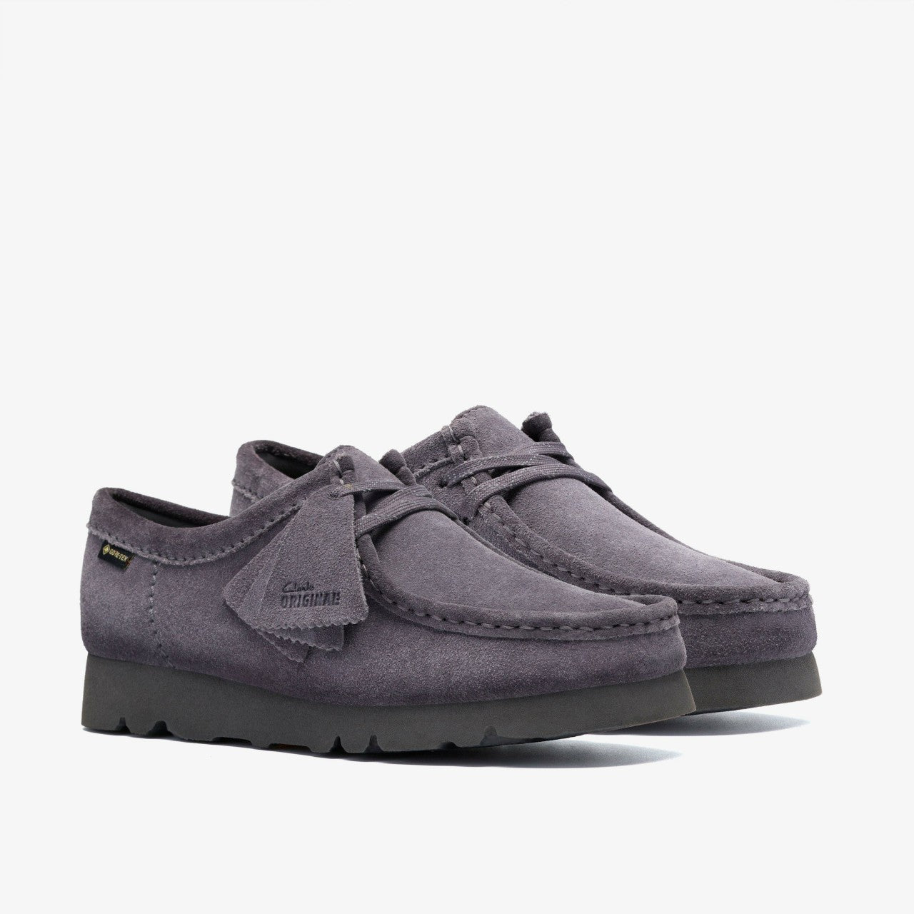 Wallabee GORE-TEX Purple Grey Suede | Clarks