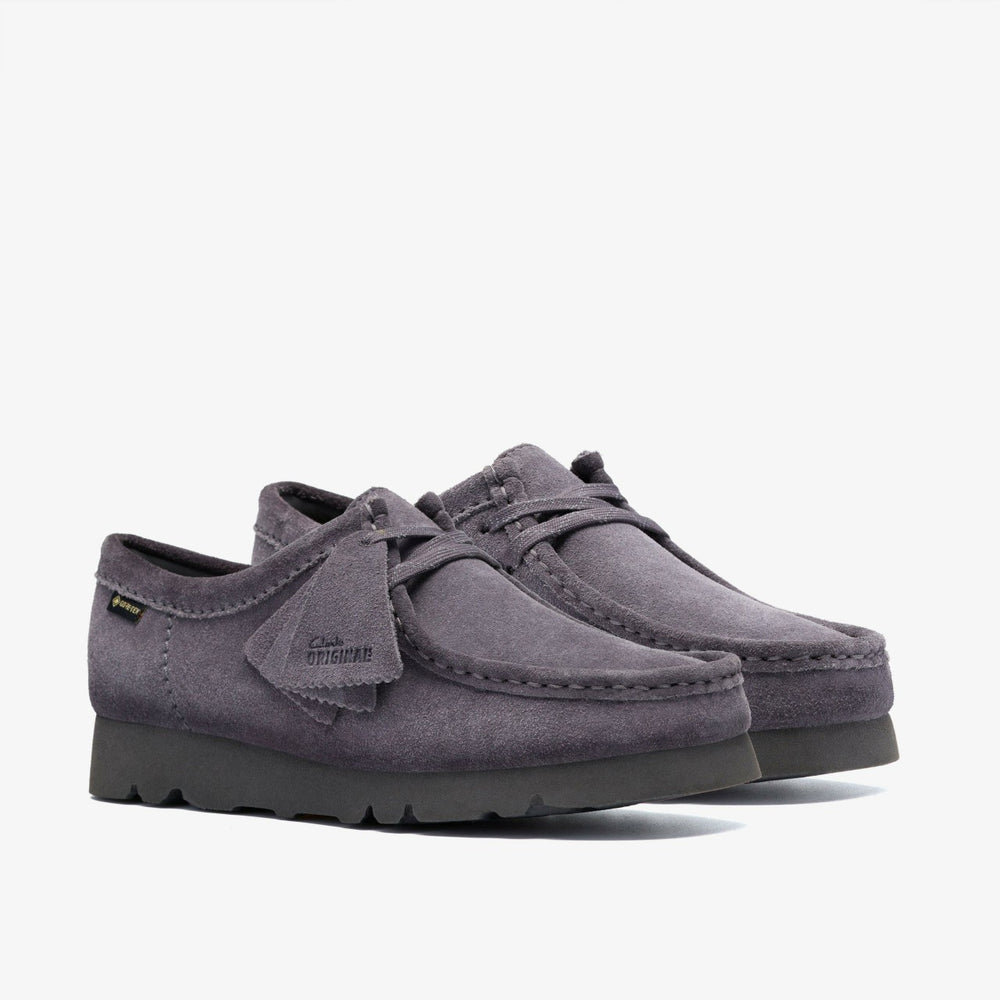 Wallabee GORE-TEX Purple Grey Suede | Clarks