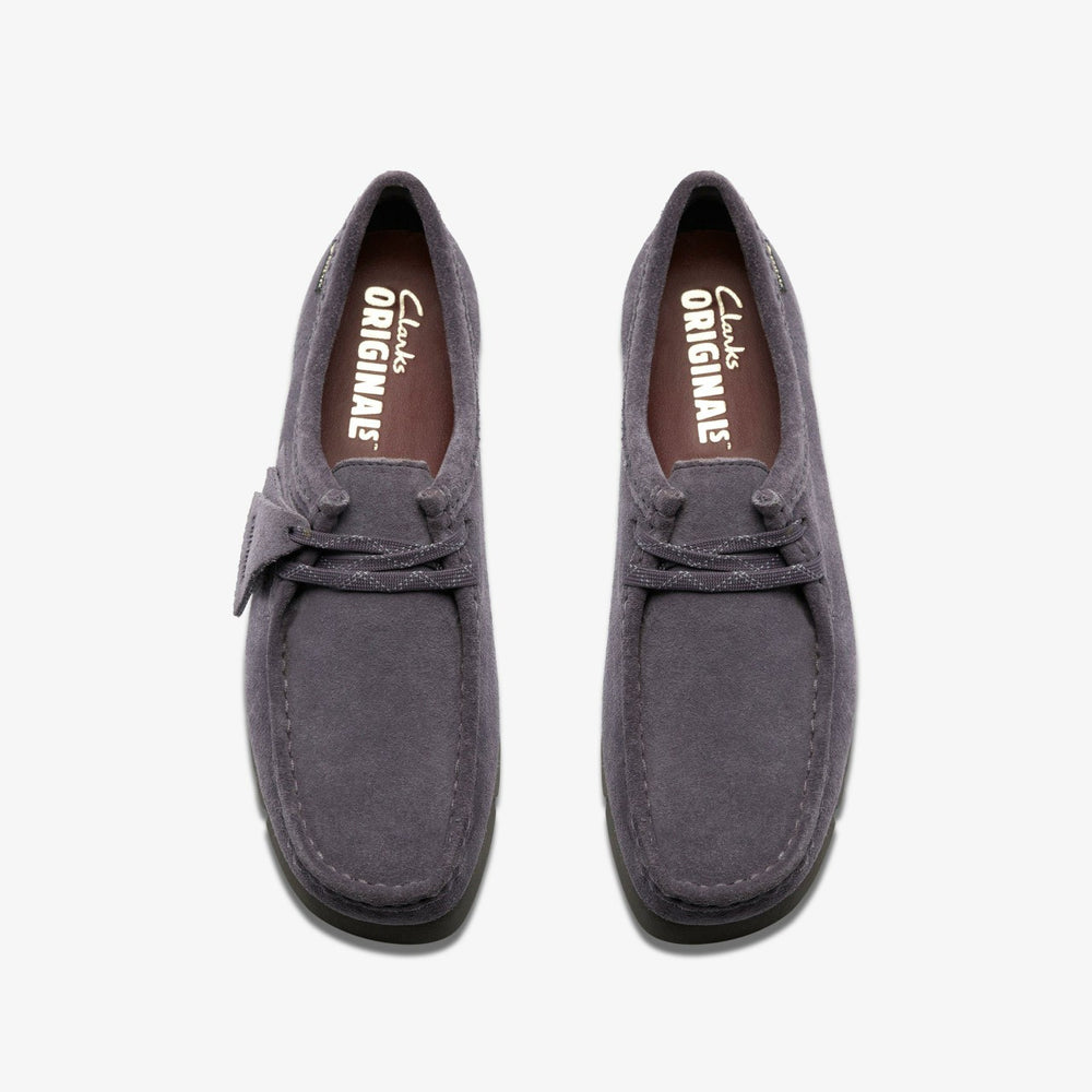 Wallabee GORE-TEX Purple Grey Suede | Clarks