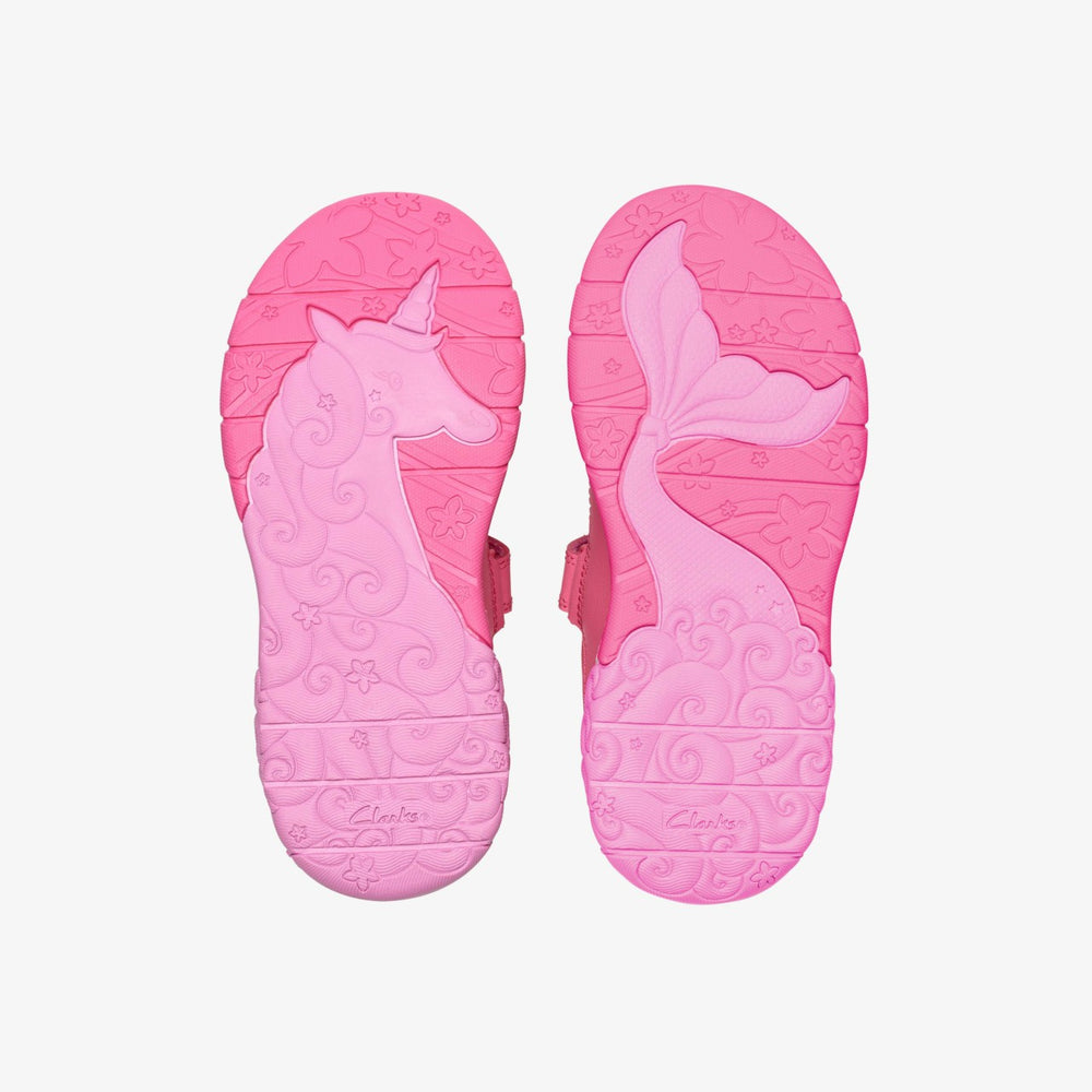 Tidal Shell Kid Pink | Clarks