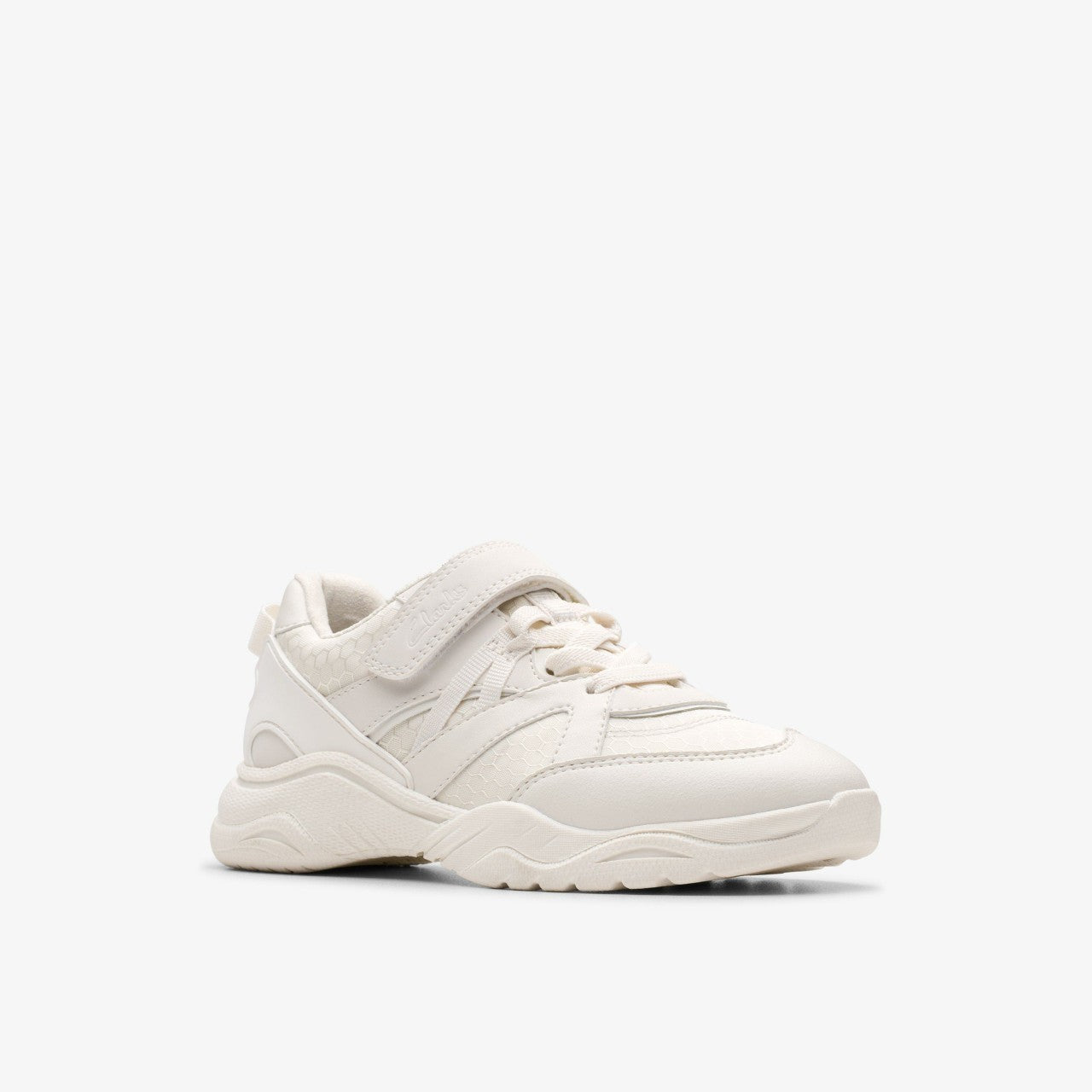 Feather Pace Kid White | Clarks