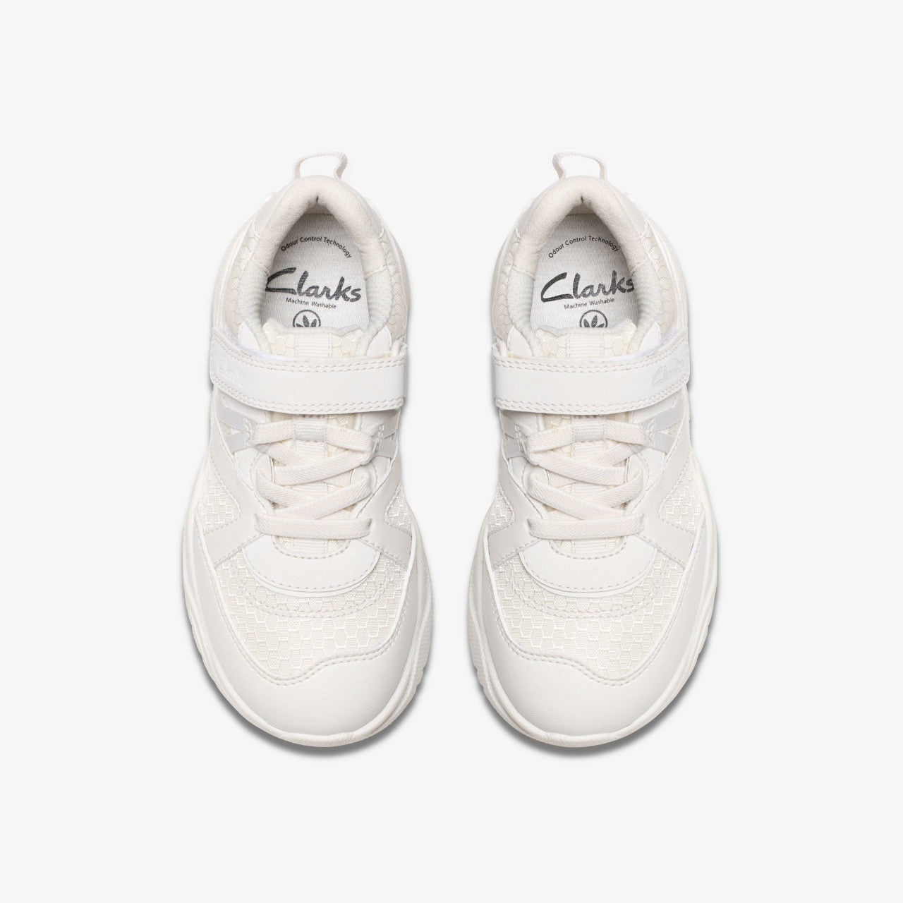Feather Pace Kid White | Clarks