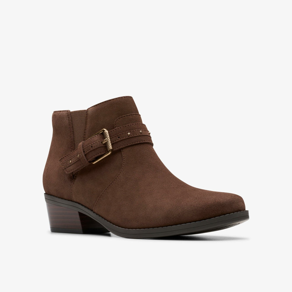 Danyelle Wish Brown Suede | Clarks