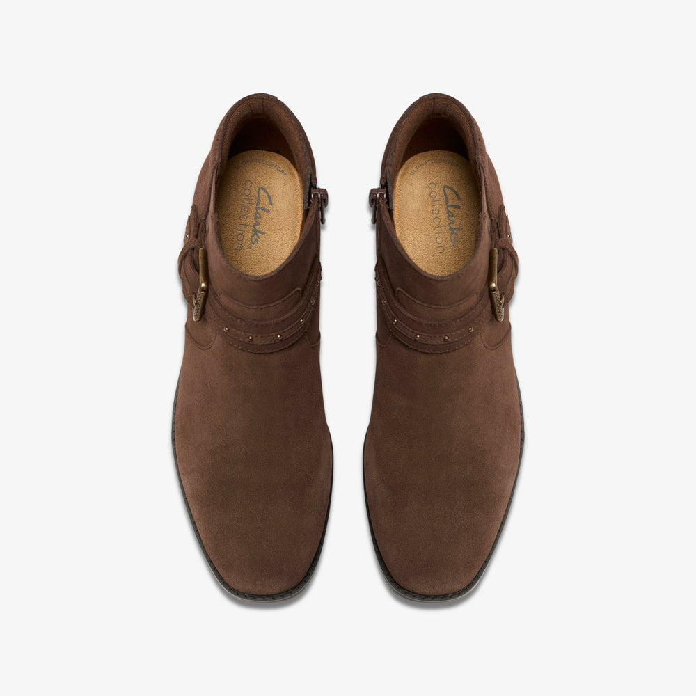 Danyelle Wish Brown Suede | Clarks