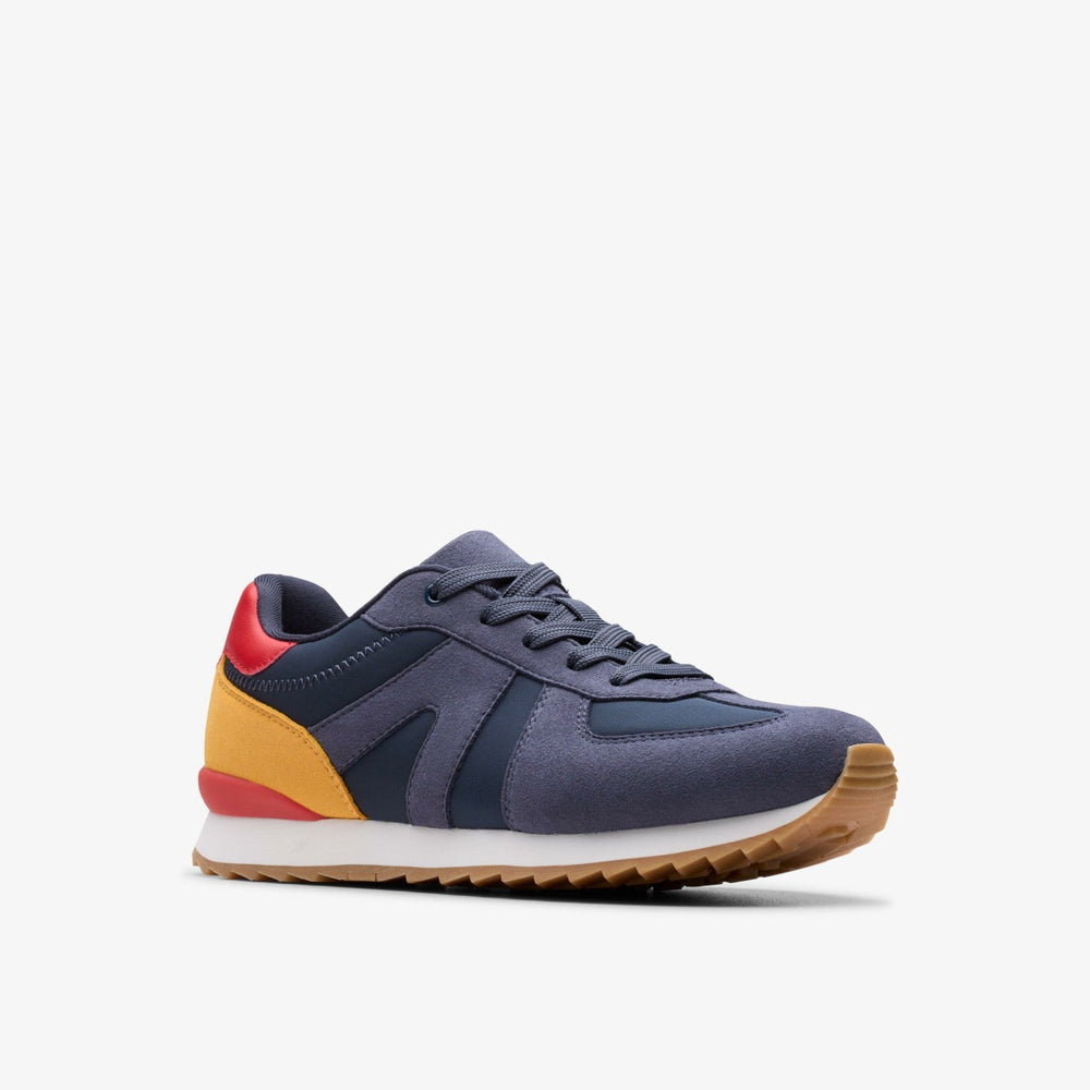 Jaspen Vibe Youth Navy | Clarks