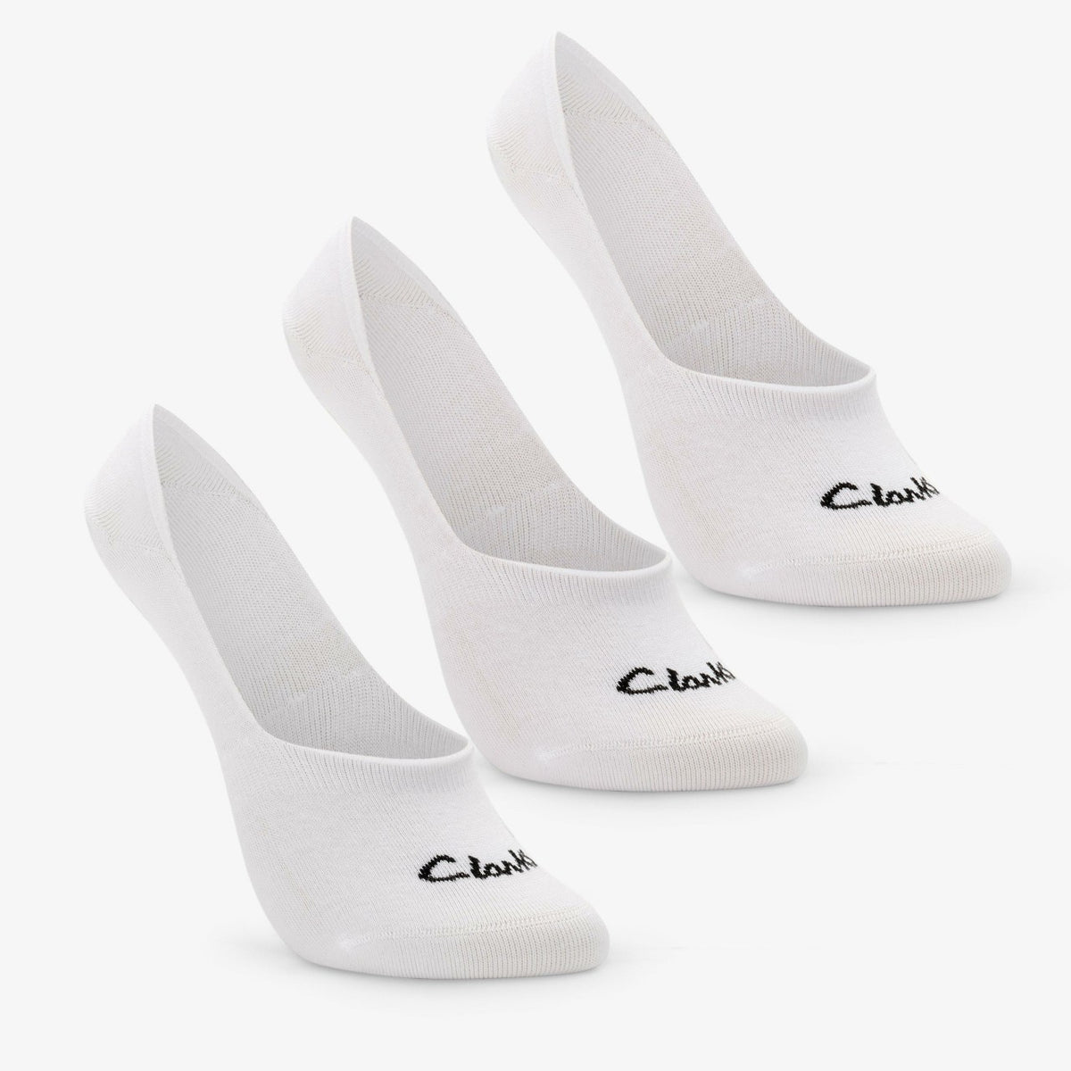 Sock Liners 3 Pack Size 2-8 White | Clarks