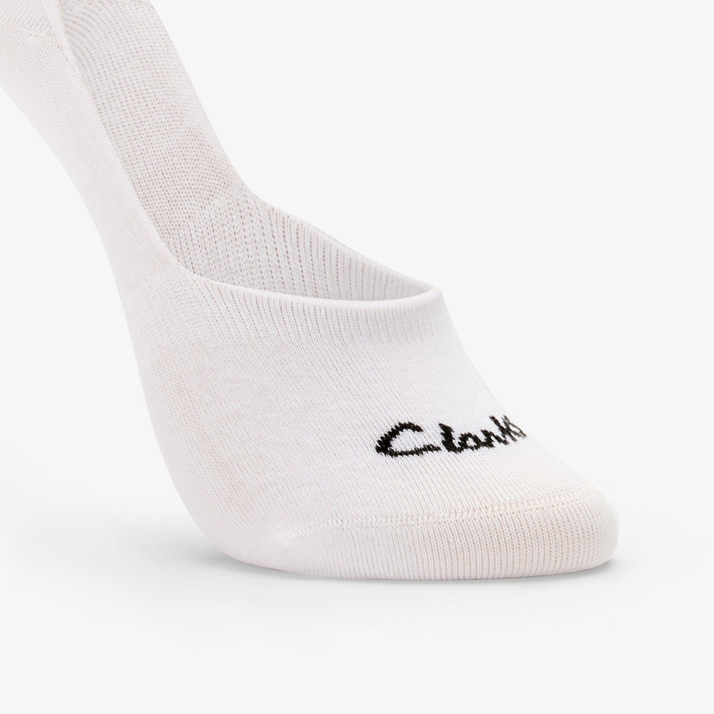 Sock Liners 3 Pack Size 2-8 White | Clarks