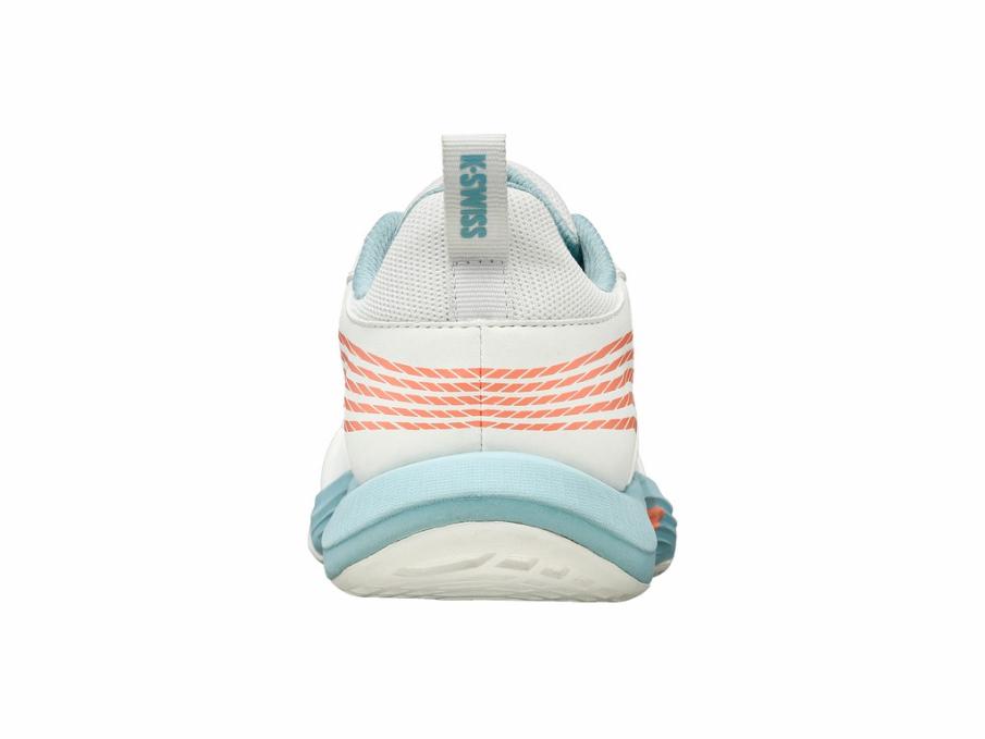 Kids Teens (8-16 Years) | K-Swiss SPEEDTRAC Blanc De Blanc/nile Blue/desert Flower