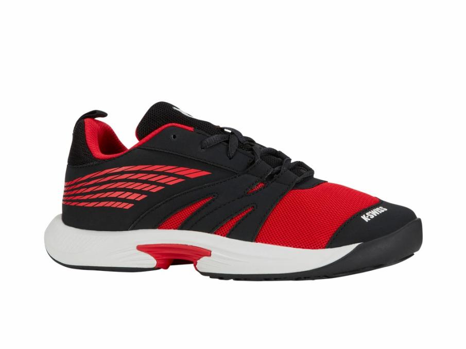 Kids Teens (8-16 Years) | K-Swiss SPEEDTRAC Bright White/stretch Limo/high Risk Red