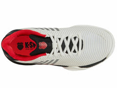 Kids Tennis | K-Swiss HYPERCOURT EXPRESS 2 Bright White/stretch Limo/high Risk Red