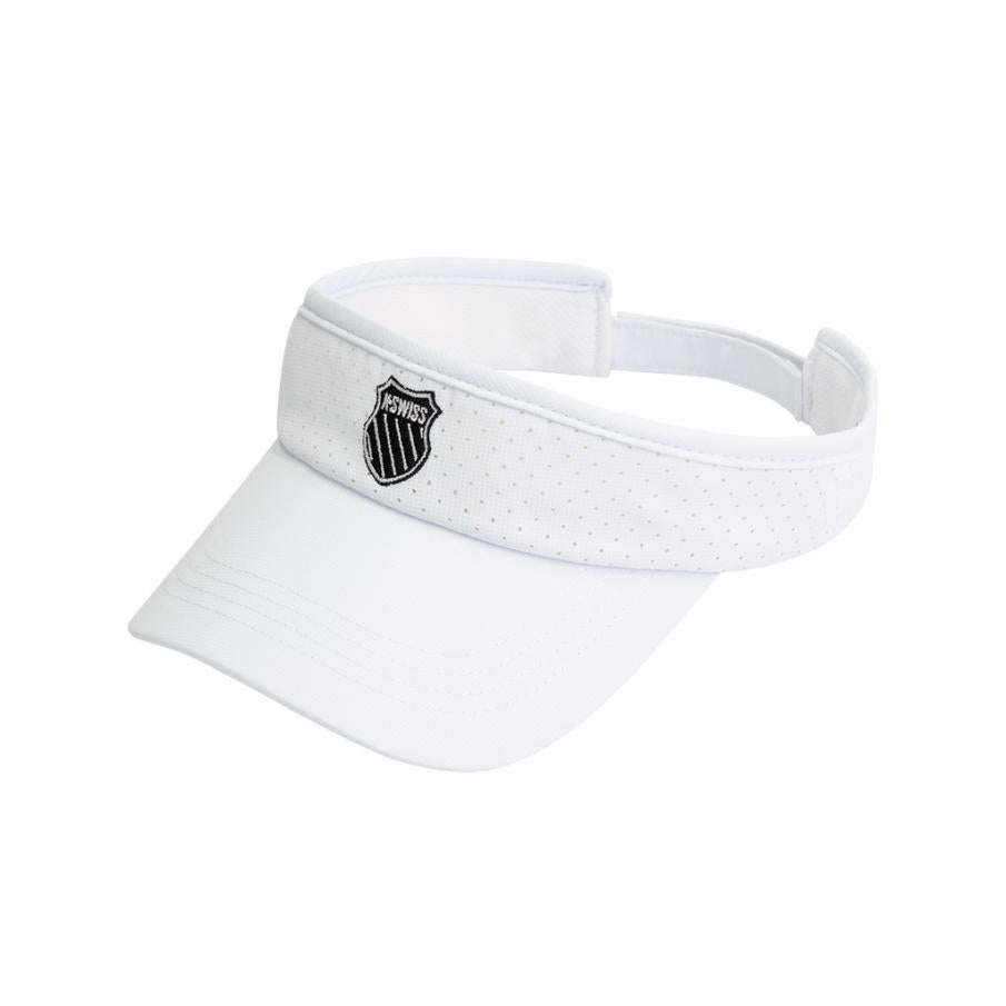 Men Accessories | K-Swiss WOMEN LASER COURT VISOR White