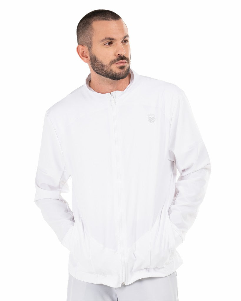 Men Jackets &amp; Hoodies | K-Swiss SHIELD JACKET White