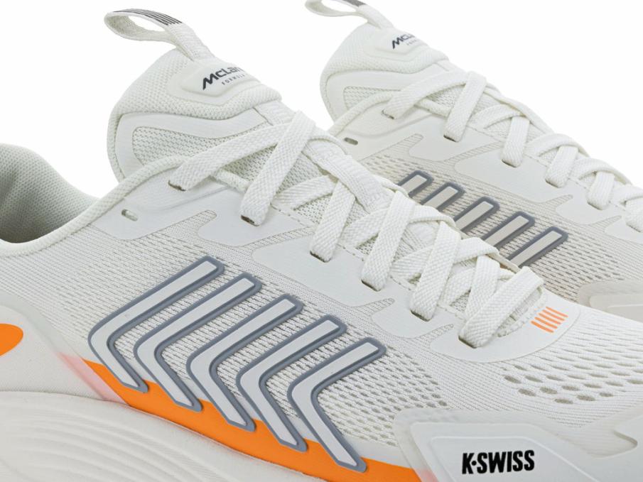 Men Lifestyle | K-Swiss AERO-ACTIVE X MCLAREN Snow White/papaya