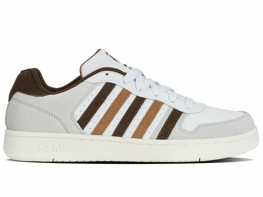 Men Lifestyle | K-Swiss COURT PALISADES White/toasted Coconut/chocolate Brown