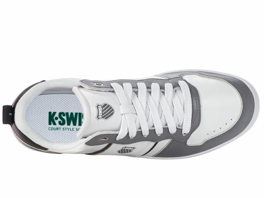 Men Lifestyle | K-Swiss LOZAN MATCH LTH Steel Grey/white/black