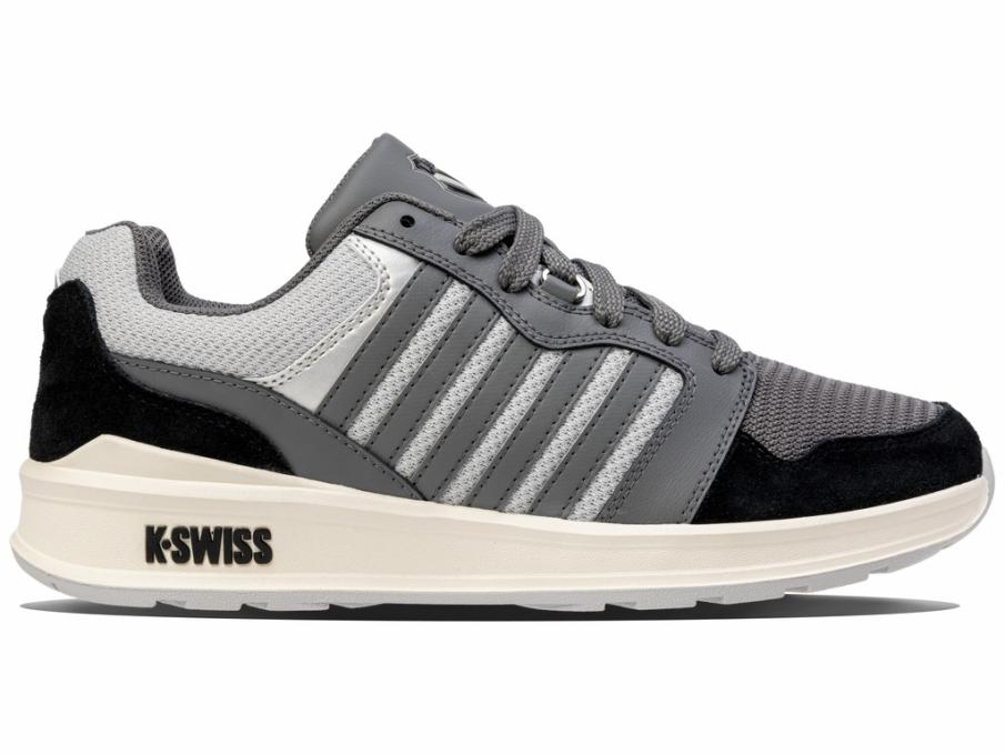 Men Lifestyle | K-Swiss RIVAL TRAINER T Smoked Pearl/lunar Rock/black