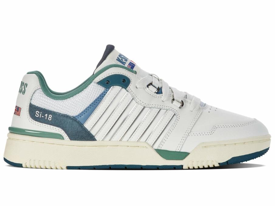 Men Lifestyle | K-Swiss SI-18 RIVAL Brilliant White/ashleigh Blue/beryl Green