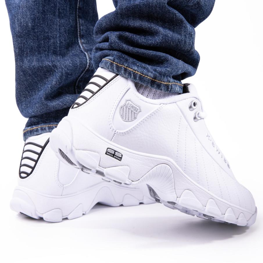 Men Lifestyle | K-Swiss ST329 CMF White/black/silver