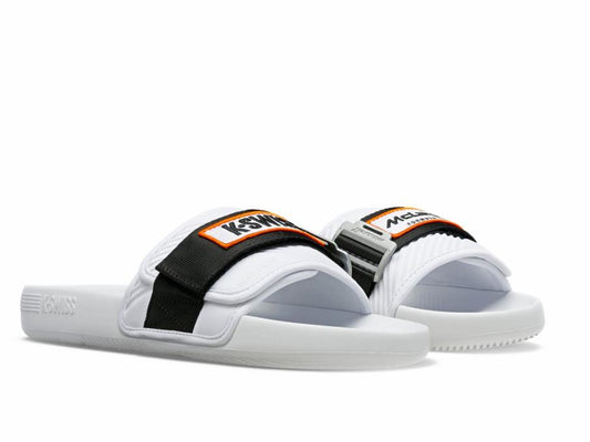 Men Lifestyle | K-Swiss STRAP SANDAL X MCLAREN White /black /papaya