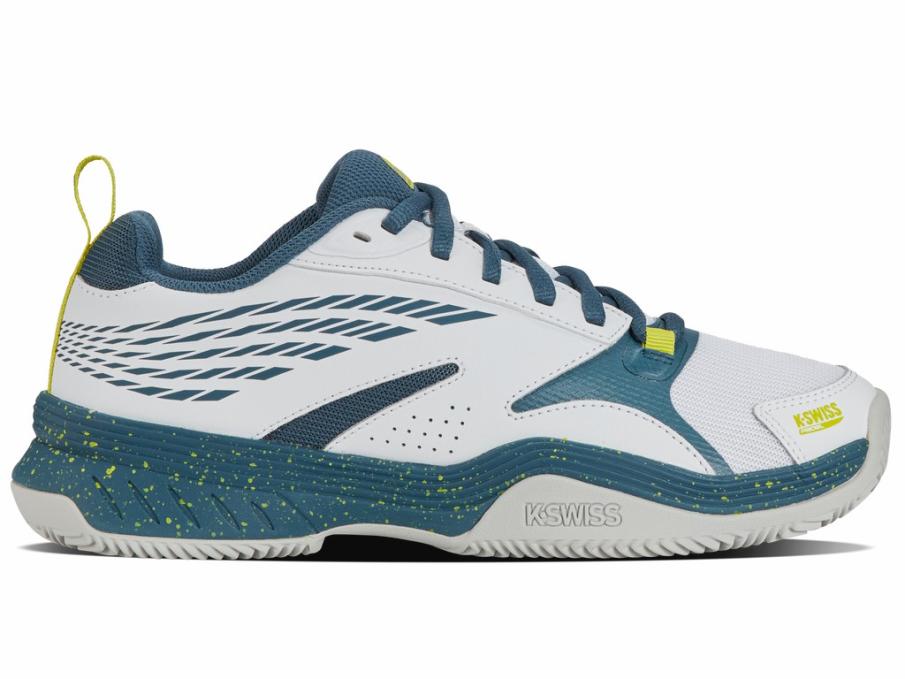 Men Padel | K-Swiss SPEEDEX PADEL White/indian Teal/evening Primrose