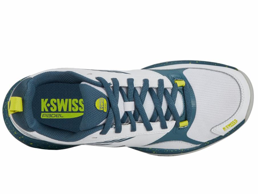 Men Padel | K-Swiss SPEEDEX PADEL White/indian Teal/evening Primrose