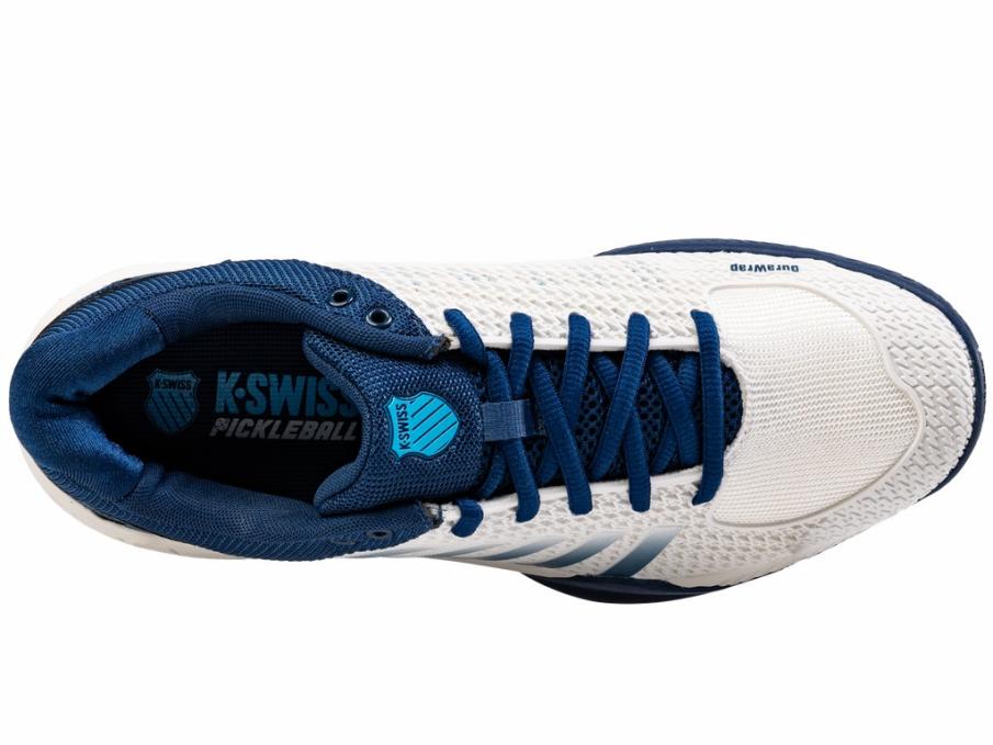 Men Pickleball | K-Swiss EXPRESS LIGHT PICKLEBALL Blue Opal/blanc De Blanc/cyan Blue