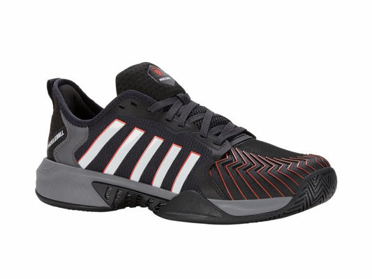 Men Pickleball | K-Swiss PICKLEBALL SUPREME Jet Black/steel Gray/spicy Orange