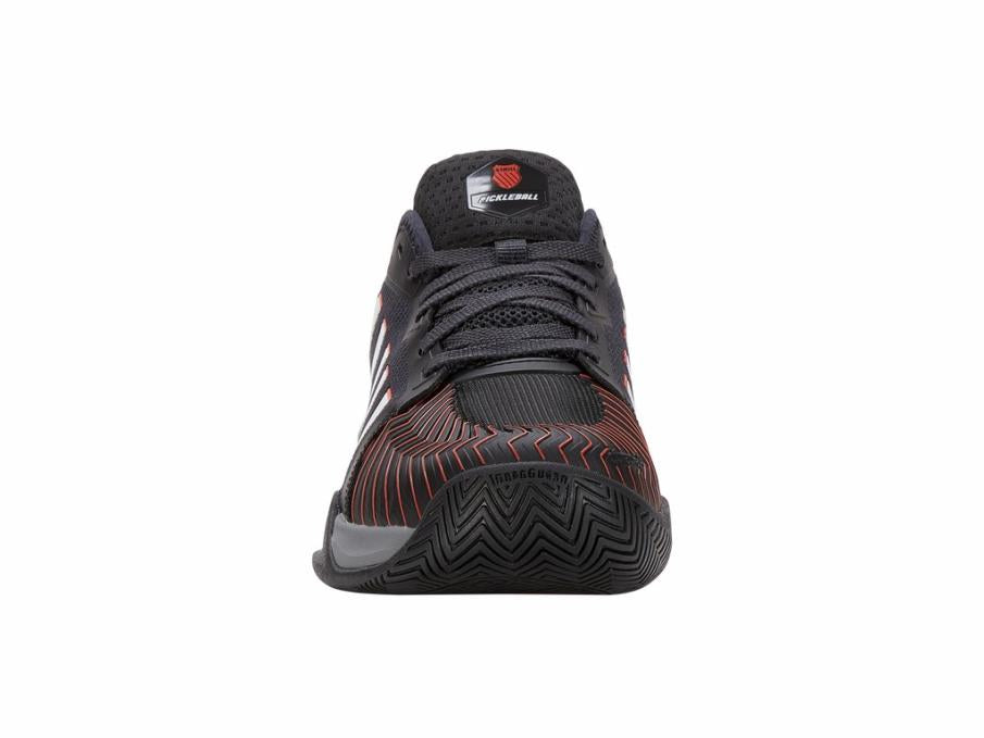 Men Pickleball | K-Swiss PICKLEBALL SUPREME Jet Black/steel Gray/spicy Orange