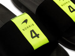 Men Slides &amp; Sandals | K-Swiss SLIDE SANDAL LN X MCLAREN Black/safety Yellow
