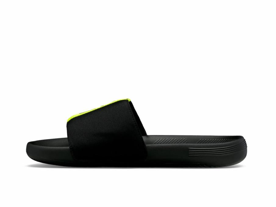 Men Slides &amp; Sandals | K-Swiss SLIDE SANDAL LN X MCLAREN Black/safety Yellow