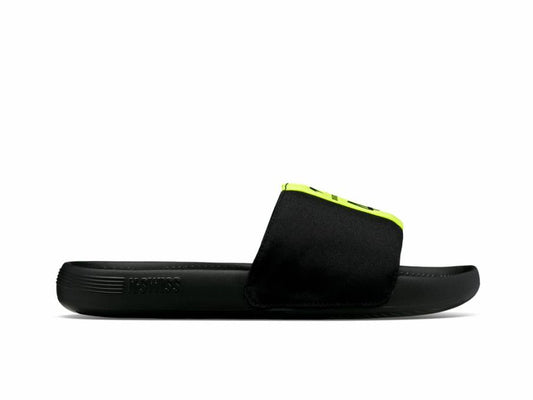 Men Slides &amp; Sandals | K-Swiss SLIDE SANDAL LN X MCLAREN Black/safety Yellow