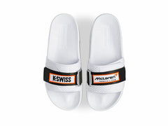 Men Slides &amp; Sandals | K-Swiss STRAP SANDAL X MCLAREN White /black /papaya