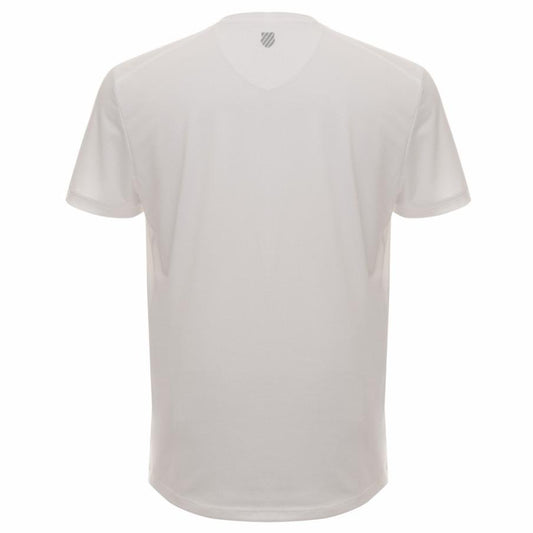 Men T-Shirts &amp; Tops | K-Swiss ELECTRIC LOGO S/S White