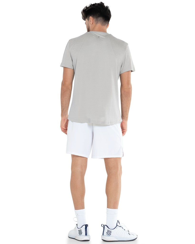 Men T-Shirts &amp; Tops | K-Swiss ICON CREW Heather Gray