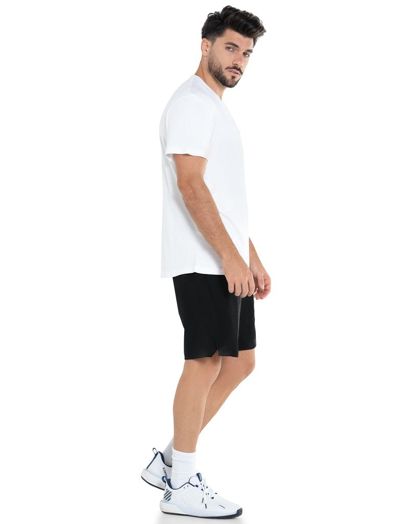 Men T-Shirts &amp; Tops | K-Swiss LUXE TECH CREW White