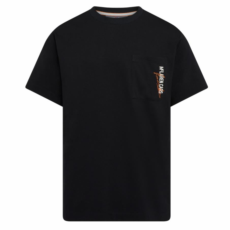 Men T-Shirts &amp; Tops | K-Swiss MCLAREN CARS POCKET TEE Black