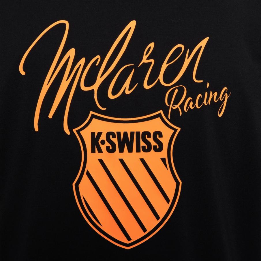Men T-Shirts &amp; Tops | K-Swiss MCLAREN CARS POCKET TEE Black