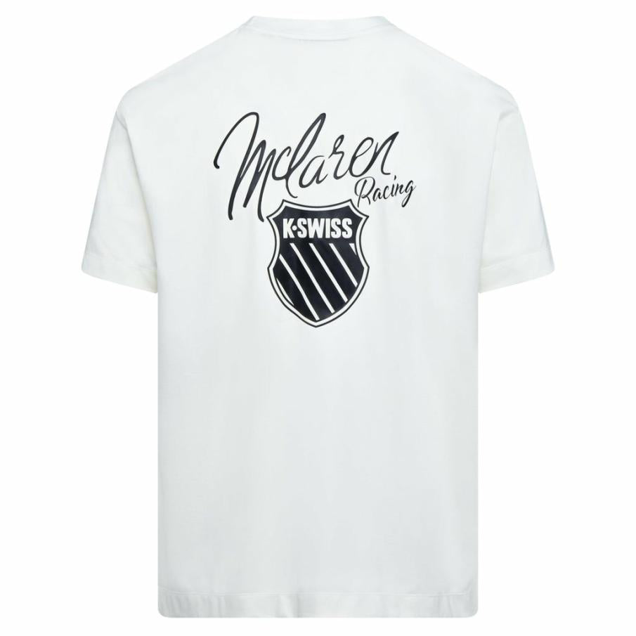 Men T-Shirts &amp; Tops | K-Swiss MCLAREN CARS POCKET TEE White