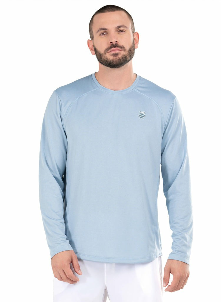 Men T-Shirts &amp; Tops | K-Swiss ODYSSEY L/S Plrs