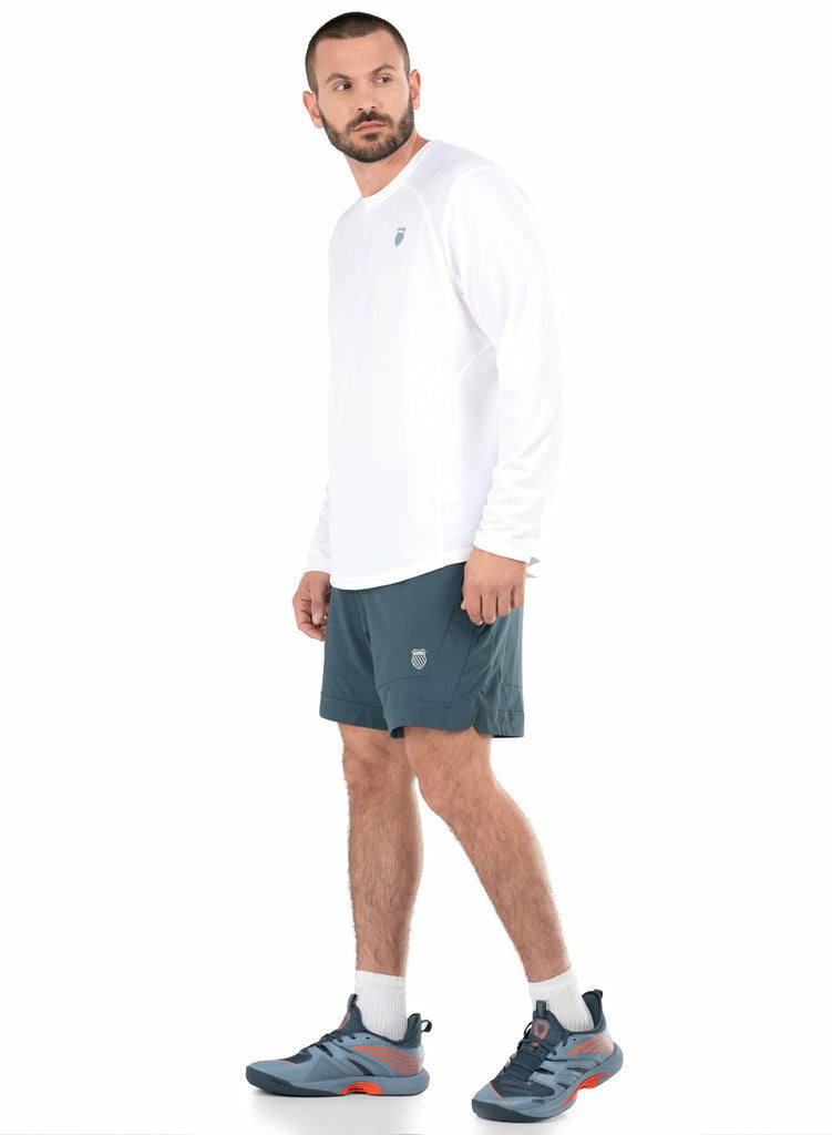 Men T-Shirts &amp; Tops | K-Swiss ODYSSEY L/S White