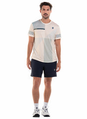 Men Tennis | K-Swiss BLUE HEAT T-SHIRT S/S Star White