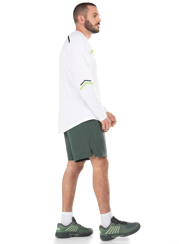 Men Tennis | K-Swiss DYNAMIC STRIPE L/S White