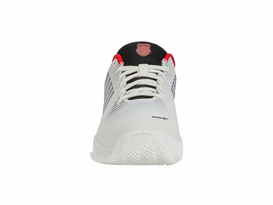 Men Tennis | K-Swiss HYPERCOURT EXPRESS 2 Bright White/stretch Limo/high Risk Red