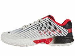 Men Tennis | K-Swiss HYPERCOURT EXPRESS 2 CLAY Bright White/stretch Limo/high Risk Red