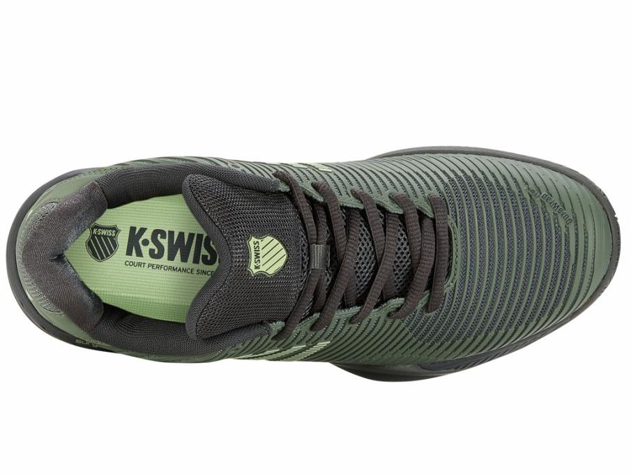 Men Tennis | K-Swiss HYPERCOURT EXPRESS 2 Sea Spray/urban Chic/soft Neon Green