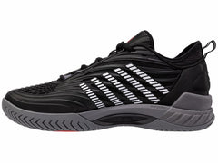 Men Tennis | K-Swiss HYPERCOURT SUPREME 2 Black/steel Gray/firey Red